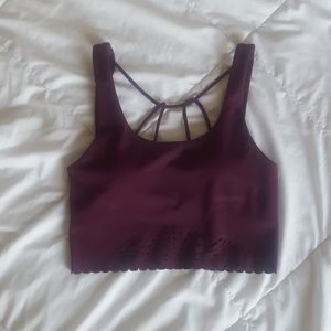Crop top sport bra